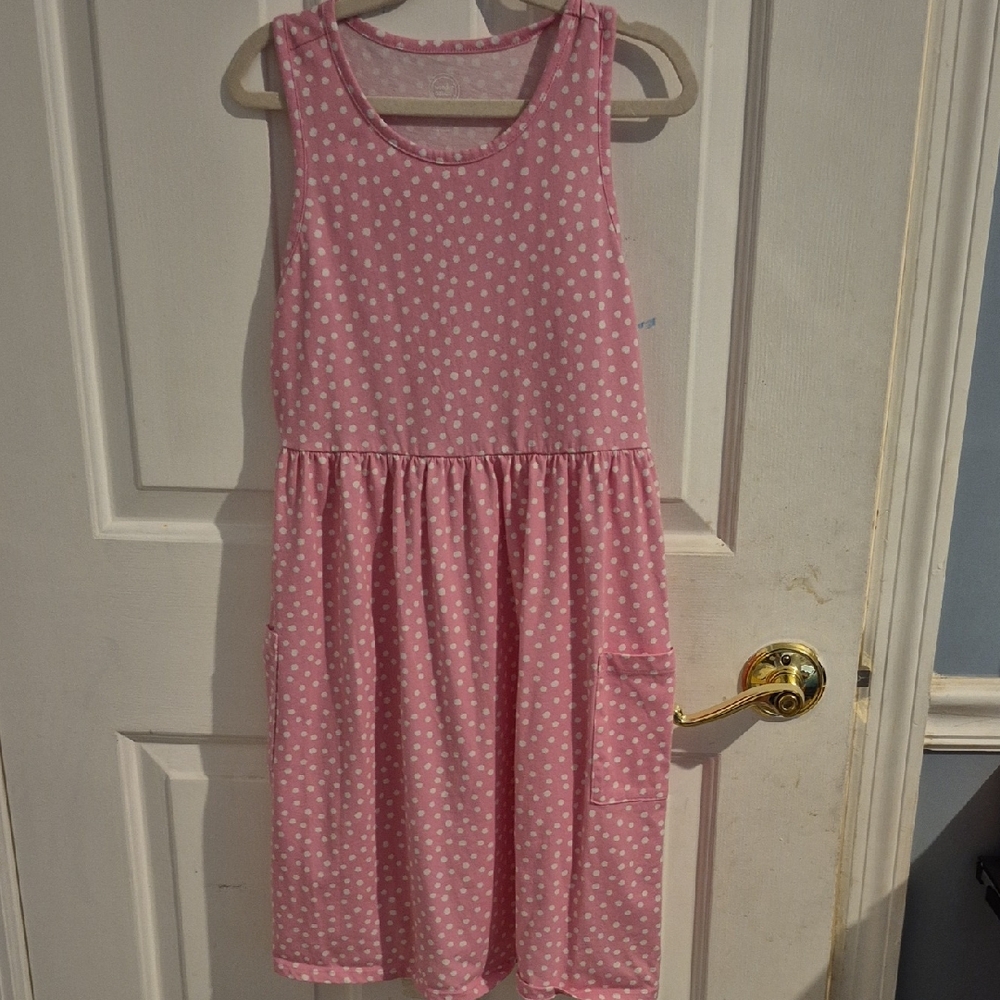 Wonder Nation Pink Sleeveless Sundress Scoop Neck